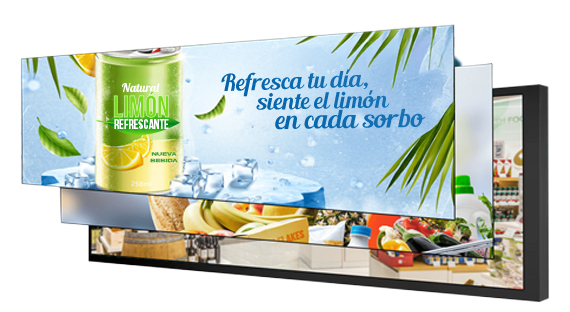 Pantallas de tecnología para el punto de venta